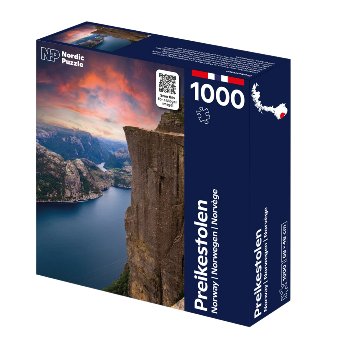 Nordic Puzzle Preikestolen puslespill 1000 brikker