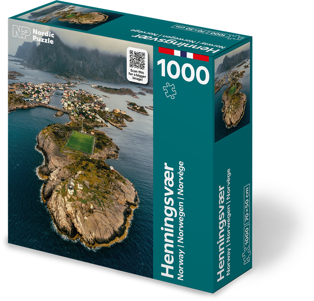 Nordic Puzzle Henningsvær puslespill 1000 brikker