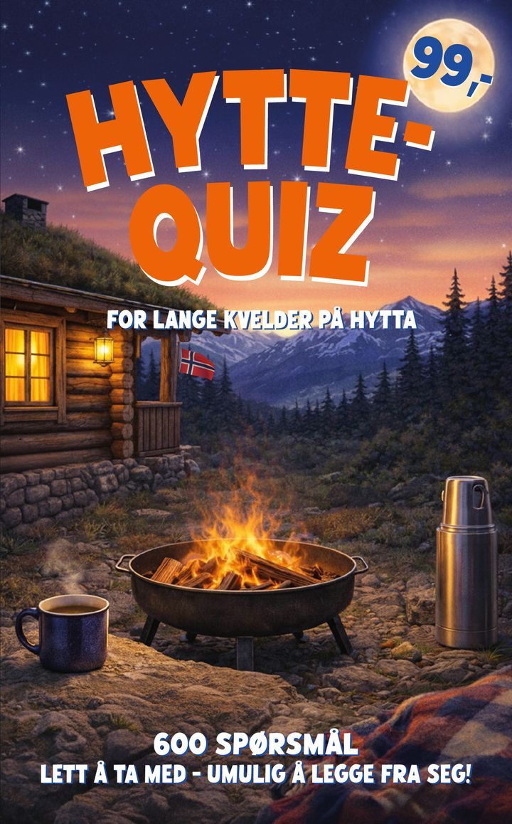 Hyttequiz, omslag