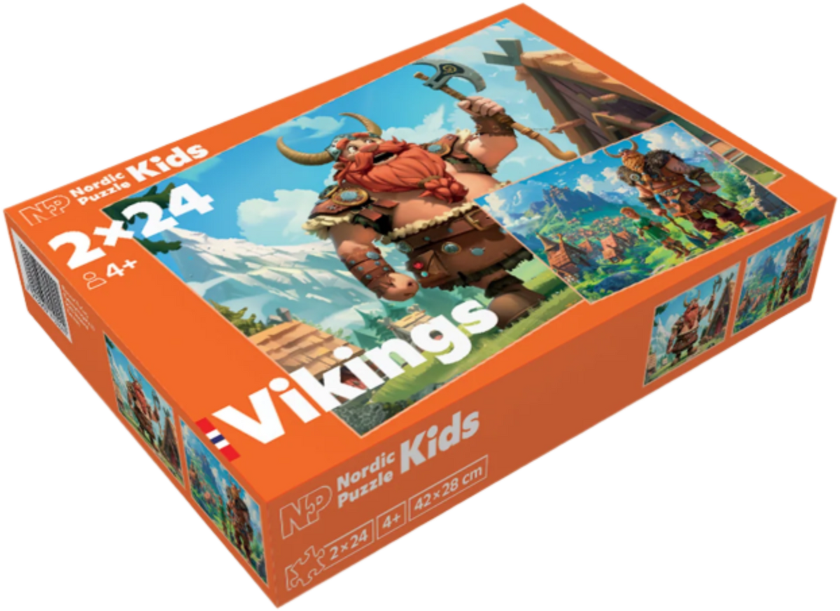 kort:puslespill-barn-2x24-vikinger