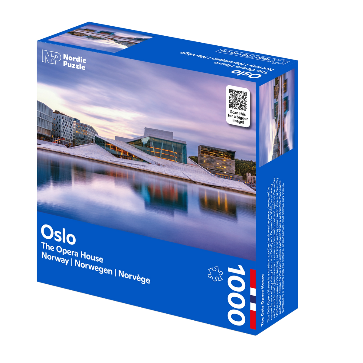 Nordic Puzzle Operahuset, Oslo puslespill 1000 brikker