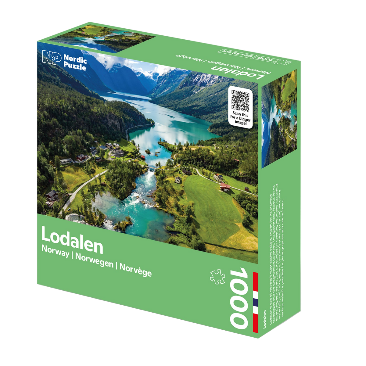 Nordic Puzzle Lodalen puslespill 1000 brikker