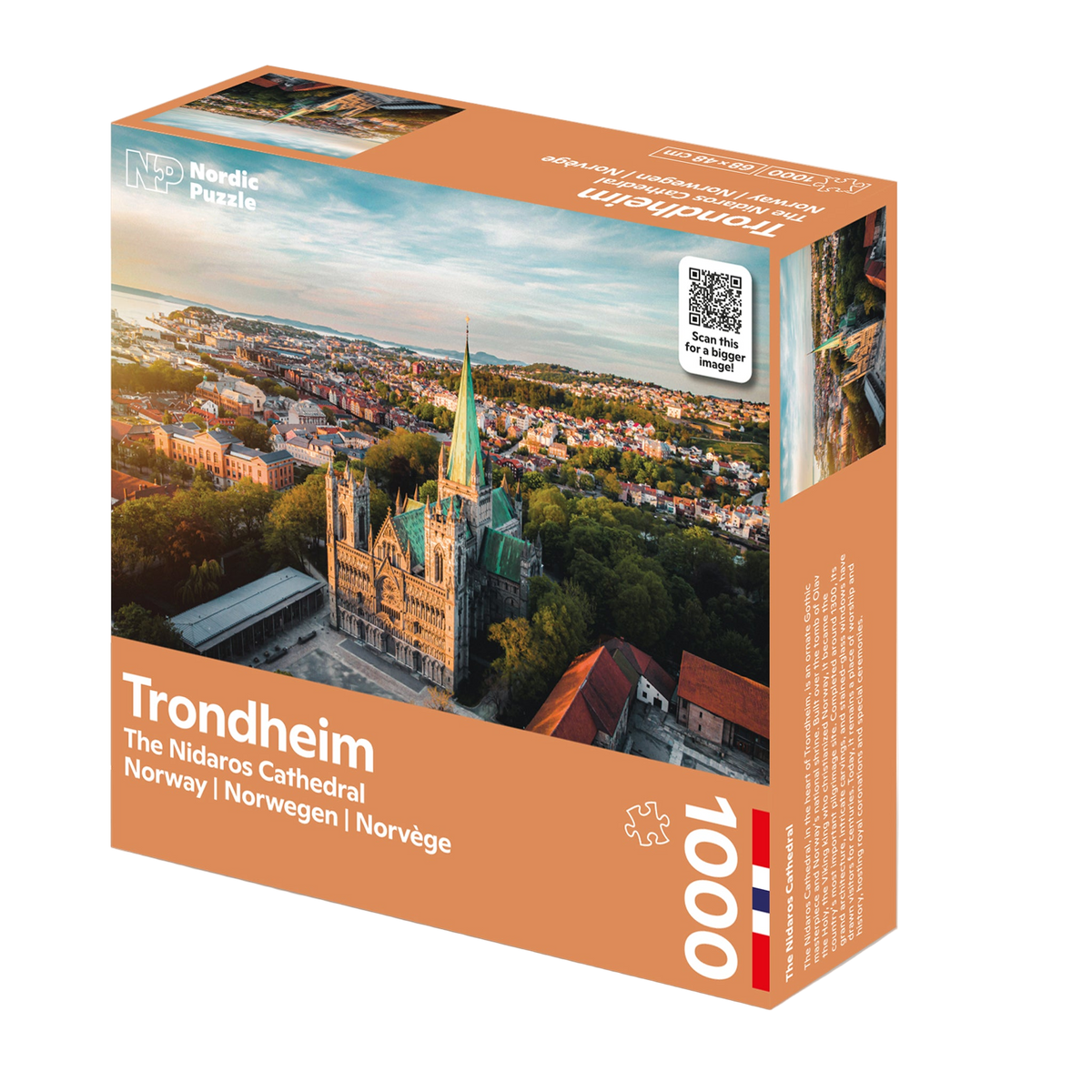Nordic Puzzle Nidarosdomen puslespill 1000 brikker