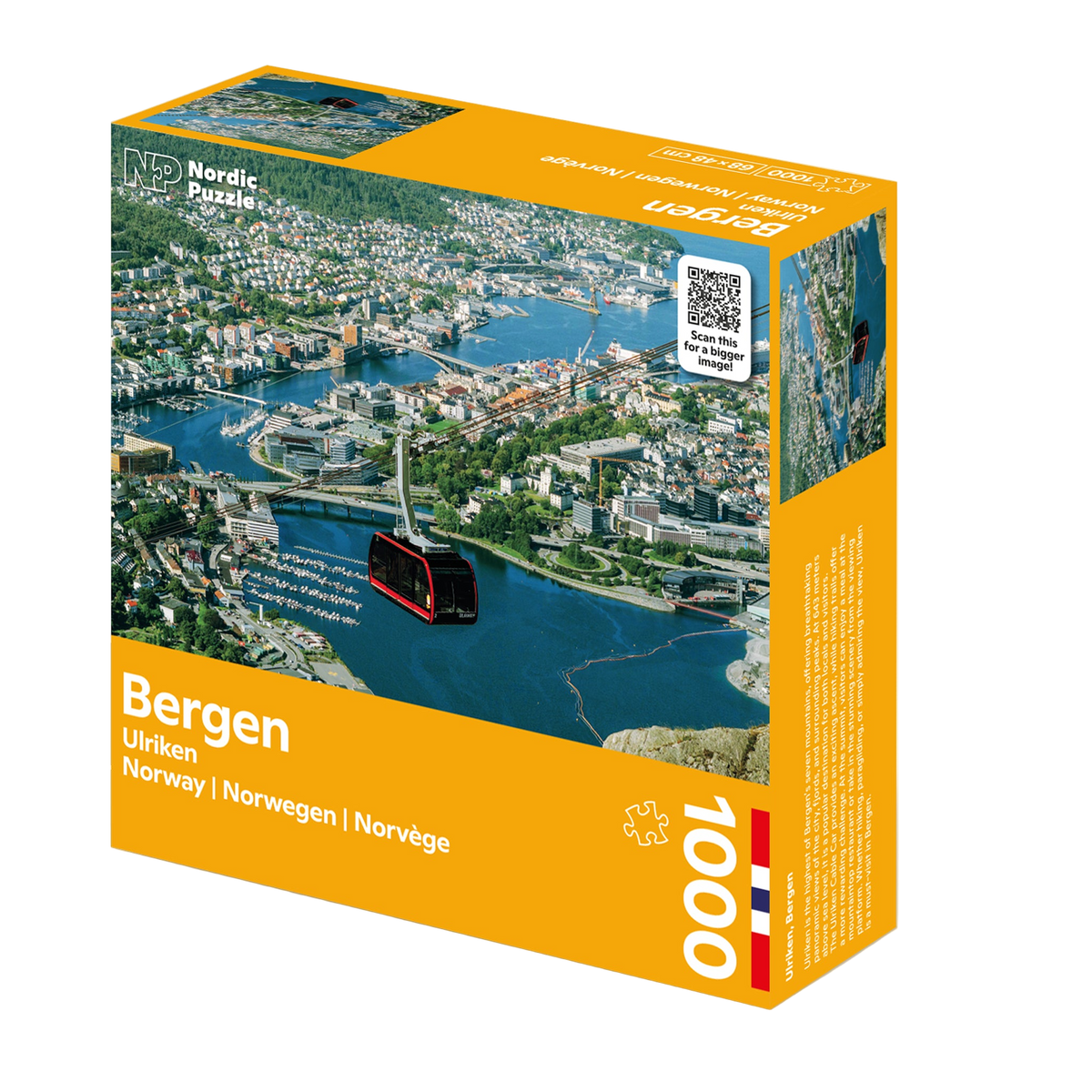 Nordic Puzzle Ulriken puslespill 1000 brikker