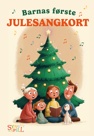 Barnas første julesangkort