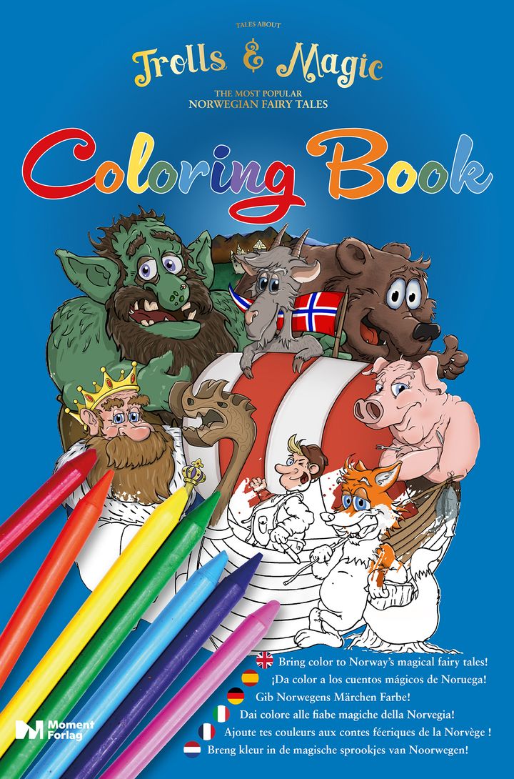 Trolls and Magic - Coloring book