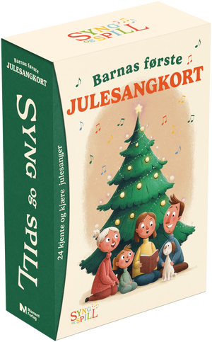 Barnas første julesangkort